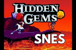 Earthworm Jim SNES Gameplay Screenshot with Hidden Gems SNES Text Overlay